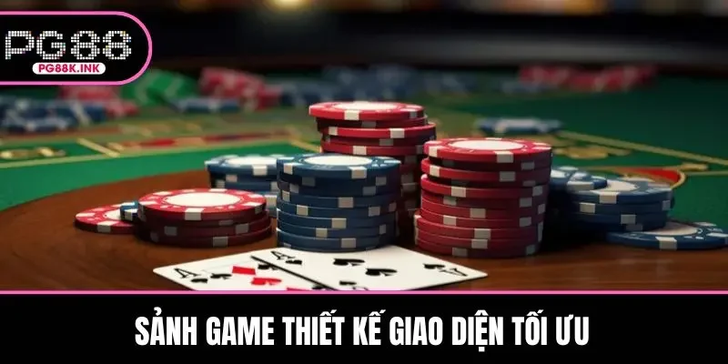 Sảnh game thiết kế giao diện tối ưu